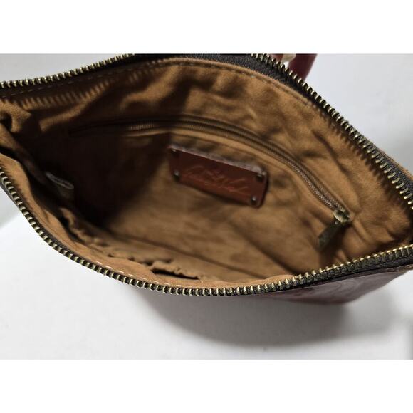 Patricia Nash Tooled Wristlet Florence Capri Leather Limited Style #P24907 - Picture 8 of 10